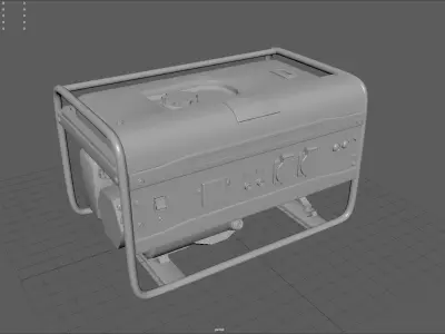 Electric Generator Low-poly 3D model buy