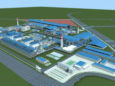 Factory 2 3D model