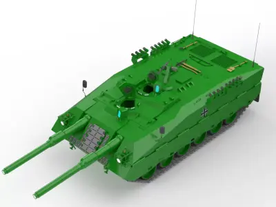 Kampfpanzer 3 1973 Free 3D print model