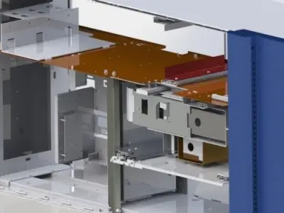 Machine cabinet cnc Free 3D model