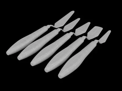 Palette knife 3D model