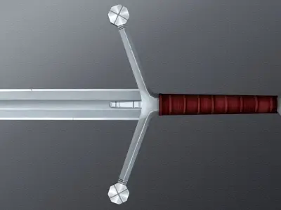 Hand-painted Swords Pack Low-poly 3D model