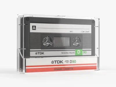  Cassette Tape - TDK D90 1986-1987 US 