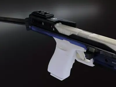 USW-G17 conversion kit Low-poly 3D model