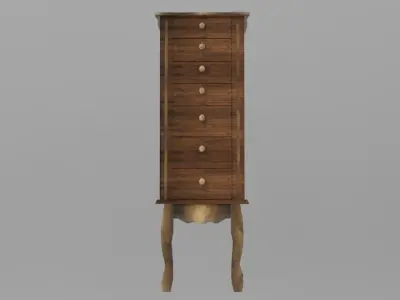 3D  Jewelry Armoire Free 3D print model