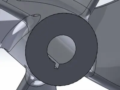 Propeller 120mm 3D print model