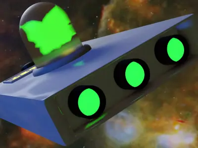 Rick Sanchez Portal Gun 3D model