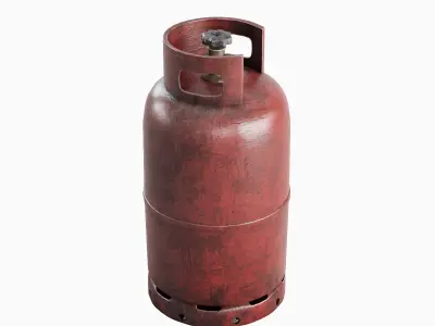 Dirty Gas Cylinder 01 3D model
