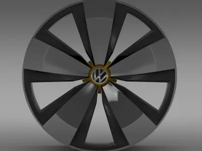 Volkswagen Beetle Dune rim 3D model