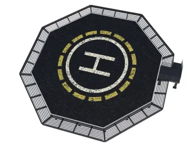 Heliport 3D model