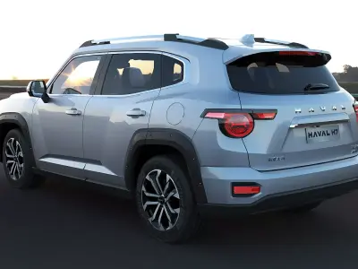2025 GWM HAVAL H7 Dargo II Low-poly 3D model