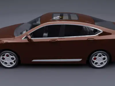 geely gc 9 3D model