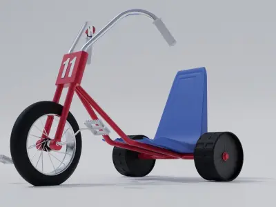 the shining tricycle 3D model