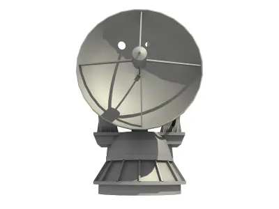 MK 92 STIR FIRE CONTROL RADAR 3D model
