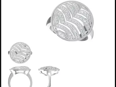 JCD Format  Antique wedding rings jcd 3D print model