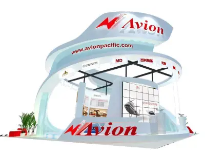 Exhibition - Area -10X10-3DMAX2012-056 3D model