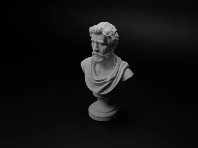 Italian Condottieri Bust Chess 3D print model order