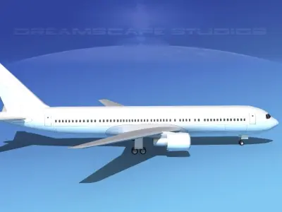 Boeing 767-300 LP SS 3D model