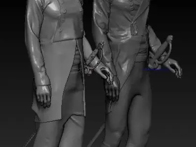 33 Medieval World at War 3D printing figures 3D print model