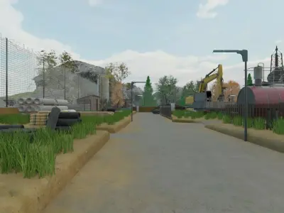 Construction Site Layout 3D model