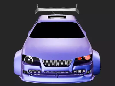 Toyota JZX 100 Custom Widebody RAR ZIP Free 3D model