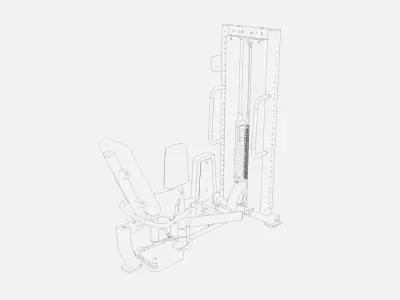 Abductor Machine 3D model purchase