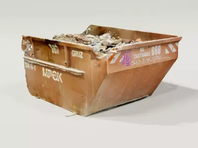 Trash Container Free 3D model purchase