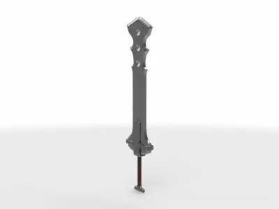 dragon sword 3D model