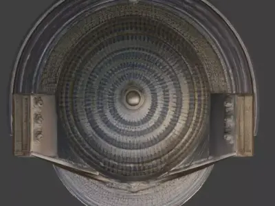 Ancient Samurai Kabuto 3D Model Low-poly 3D model