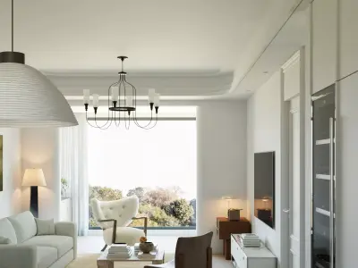 3D Model of Modern Apartment Interior Design 3D model 3D model purchase