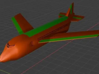  airplane price one dollar 3D model
