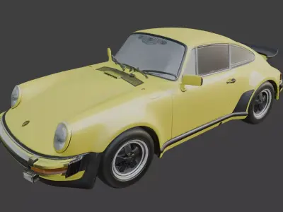 Porsche 911 Turbo 930 3D model