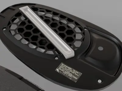 Carrozzeria Speaker Low-poly 3D model