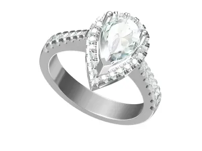 Wedding Ring  3D print model 86