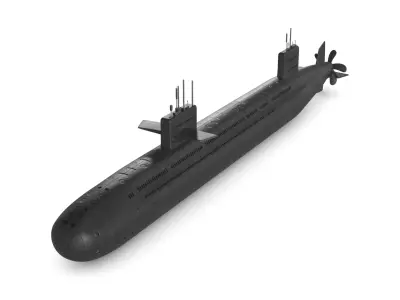 Submarine 3D model 30