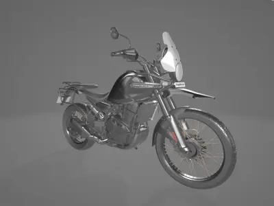 Royal Enfield Himalayan-450 Adventure 3D model