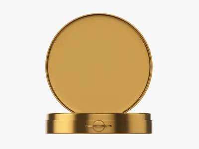 Pocket compass vintage 3D model