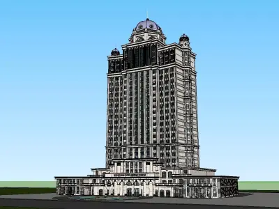 vacation spot-Resort-Fashion Leisure Hotel-0181 3D model