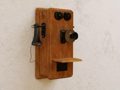 Old Telephone 3D model