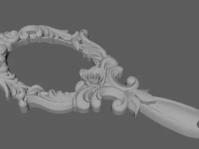 mirror 3d model for cnc machines 3D model