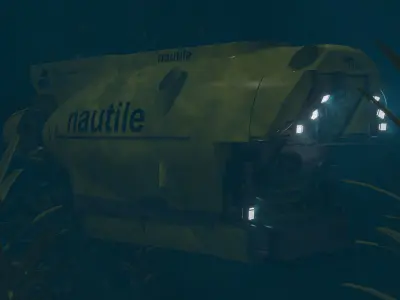 Nautile French Submarine 3D model