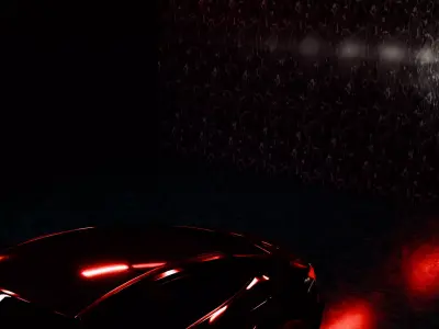 odern Luxury Electric Sports Sedan - Concept Car 3D Model 3D model