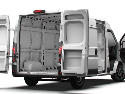 Peugeot e Boxer Van L2H2 HQ Interior 2025 3D model purchase