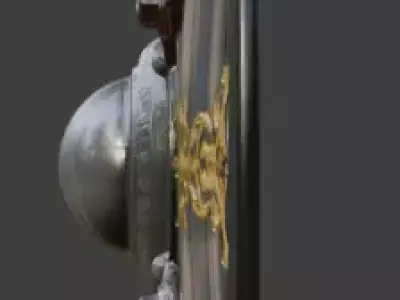 Viking Round Shield 3D Model v02 Low-poly 3D model