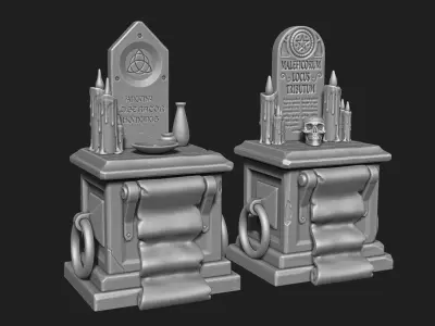 Altar of Protection - Wargames - Boardgames - Dioramas - Railway 3D print model
