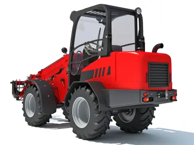 Wheel Loader 3D model buy