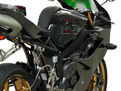 Triumph Daytona 675SE   3D model
