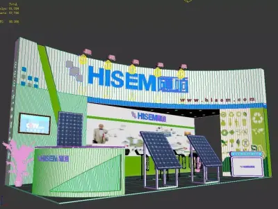 Exhibition - Area - 9X4-3DMAX2011-017 3D model