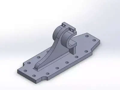 Support piece exercise  Free 3D model