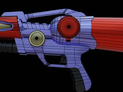 Futuristic Weapon  Free 3D model